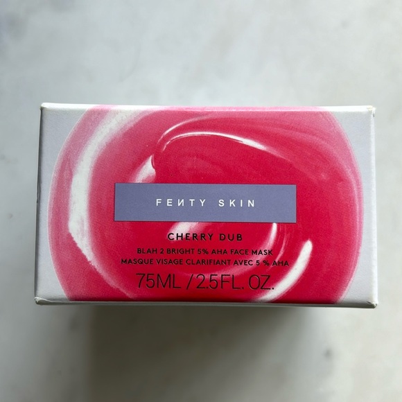 🌺Fenty Skin Cherry Dub Blah to Bright AHA Mask with Salicylic Acid + Vitamin C - Picture 2 of 5